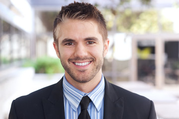 Fototapeta premium portrait of a handsome young businessman