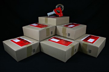 Obraz premium Versand, Paketversand, Post