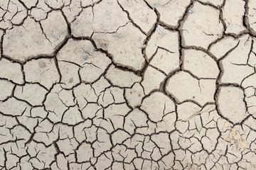 Crack soil on dry season, Global worming effect.