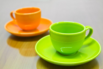 colorful coffee cup