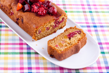 homemade fruit cake