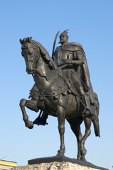 Skanderbeg Statue In Tirana - Albania