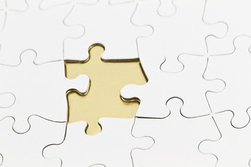 Fototapeta premium Answer is missing piece of the puzzle