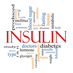 Insulin Word Cloud Concept
