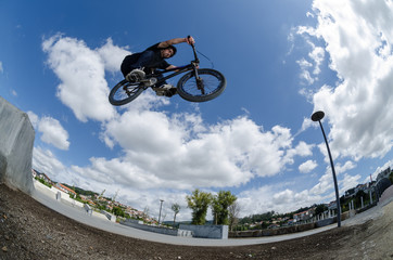 Bmx big air jump