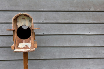 old wooden mailbox