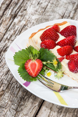 Homemade Strawberry Cake