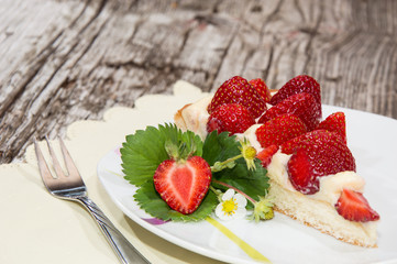 Vintage Table with Cake