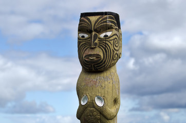 Maori carving