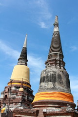 Fototapeta premium stupa in wat yai chaimongkol