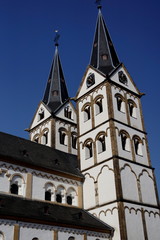 Fototapeta na wymiar St. Severus-Kirche in BOPPARD am Mittelrhein