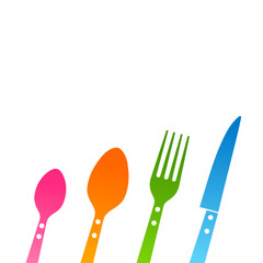 cutlery background menu
