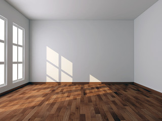 Fototapeta premium Empty living room