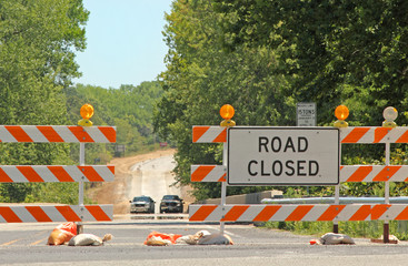 Road Closed Sign
