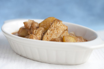 Massaman chicken curry as world delicious food