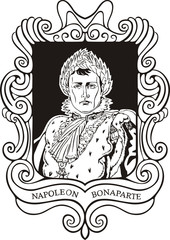 Fototapeta na wymiar Portret Napoleona Bonaparte