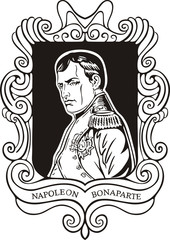 Fototapeta na wymiar Portret Napoleona Bonaparte
