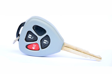 Car ignition key with remote control
