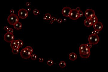 Bubble Background - Heart