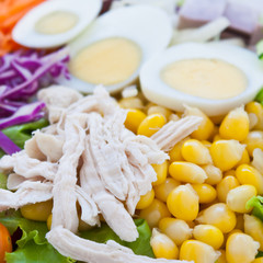 Close up healthy food