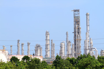 Oil refinery  (Map Ta Phut Industrial Estate Rayong Thailand)