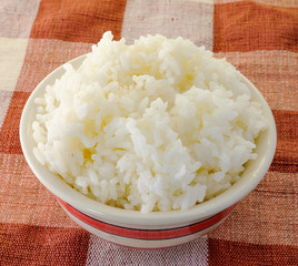 Rice in a bowl