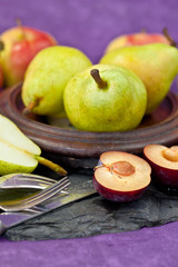 Herbstliches frisches Obst