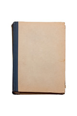Aged book on white