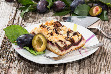 One Piece of Plum Cake