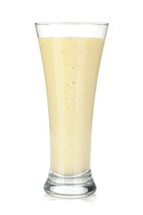 Banana milk smoothie