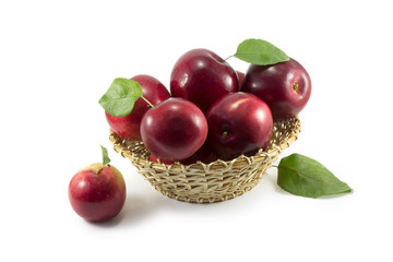 apples in a basket