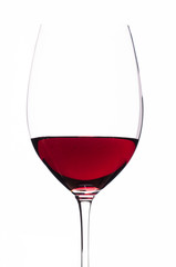 Rortwein Bordeaux im Weinglas