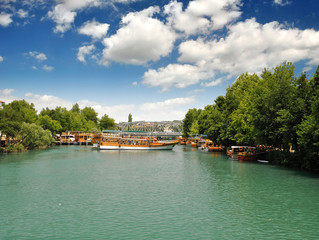 The river Manavgat in Turkey