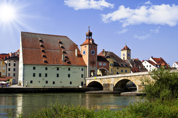 Fototapeta premium Panorama Regensburg