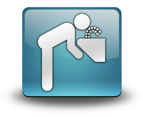 Light Blue 3D Effect Icon 