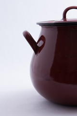 Vieille marmite émaillé