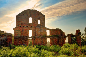 Wall of the castle in Korets