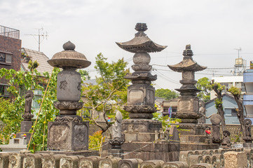 Obraz premium Japanese cemetery