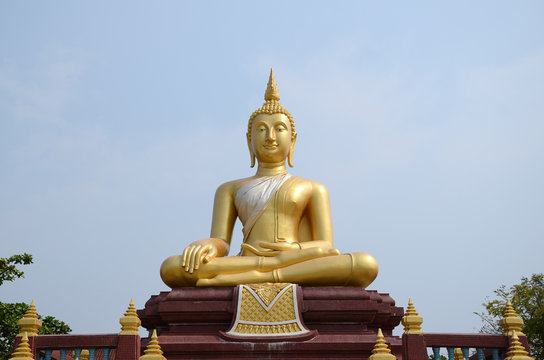 Buddha image in kohyaor songkhla, Thailand.