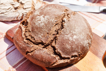 fresh homemade bread