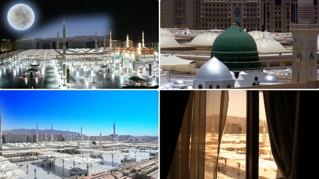 Nabawi Mosque from Different viewing angles