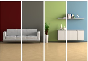 Collage Wohnraum