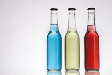 Exotic bottle alcohol cocktail