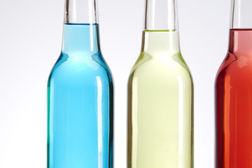 Exotic bottle alcohol cocktail