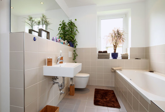 Badezimmer nach Renovierung