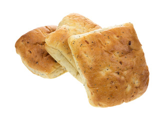 Square sandwich rolls