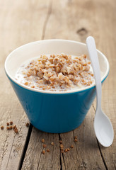 buckwheat groats with milk