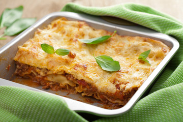 classic lasagna bolognese