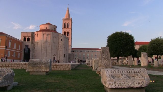 église st donat  cathédrale de zadar croatie