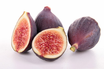 isolated fresh fig